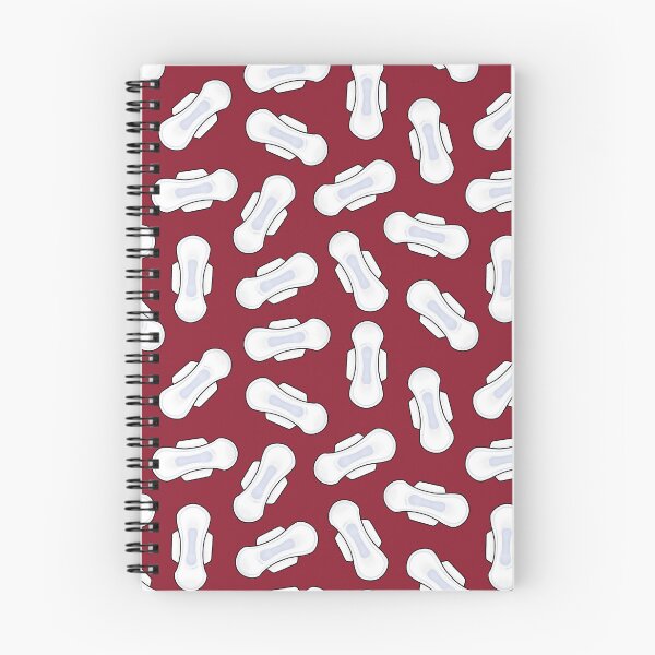 Item preview, Period pads, Sanitary napkins, PMS - blood red designed and sold by Joan and Rose.