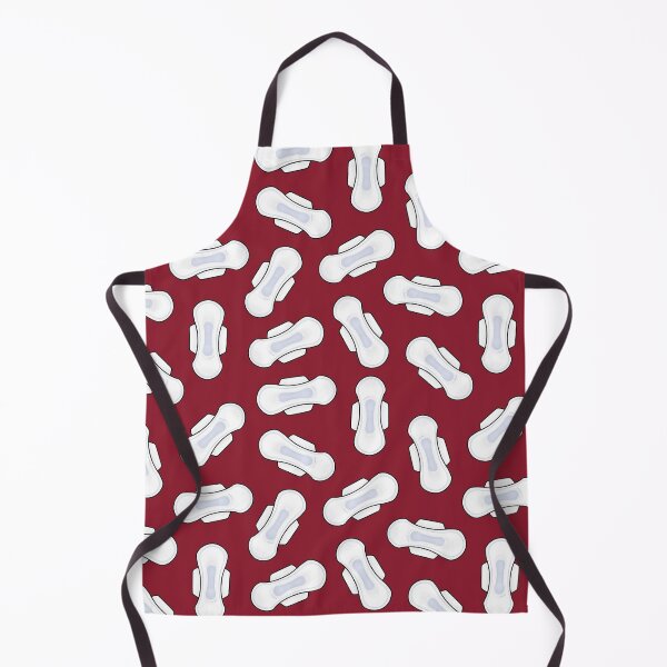 Item preview, Period pads, Sanitary napkins, PMS - blood red designed and sold by Joan and Rose.