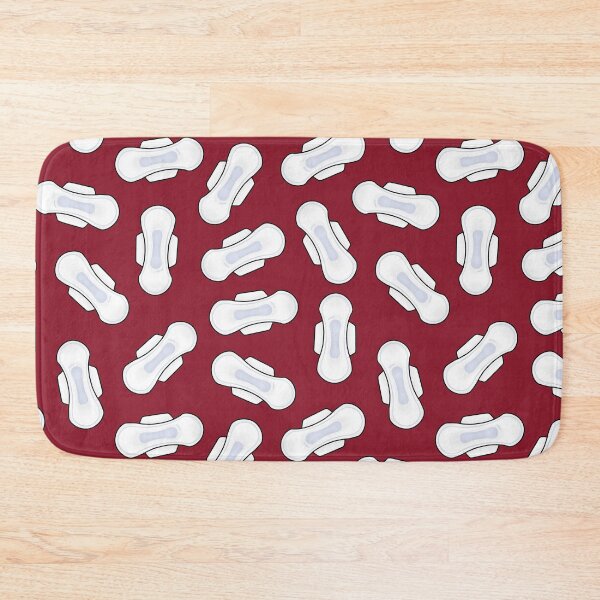 Item preview, Period pads, Sanitary napkins, PMS - blood red designed and sold by Joan and Rose.