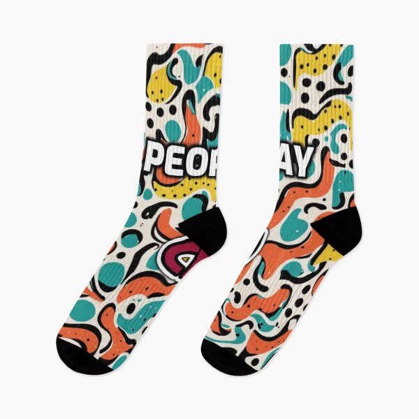Item preview, People Say I'm Crazy pattered colourful abstract designed and sold by SmashingDeals.