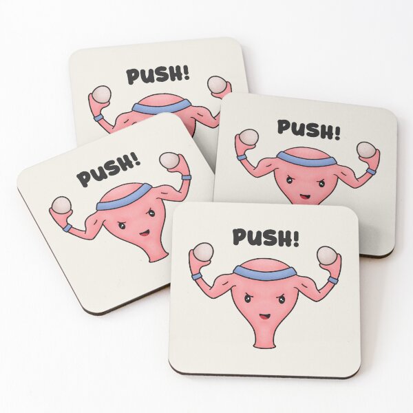 Item preview, Uterus PUSH! OBGYN baby midwife nurse, Its a Boy designed and sold by Joan and Rose.