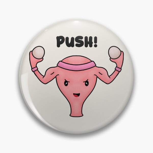 Item preview, Uterus PUSH! OBGYN baby midwife nurse, Its a Girl designed and sold by Joan and Rose.