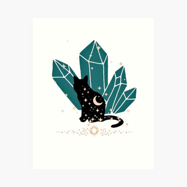 Item preview, Gato de cristal celestial designed and sold by CraftyFox8.