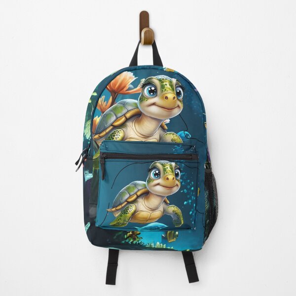 Item preview, Underwater adventures with the cheerful turtle.  designed and sold by nicky2342.