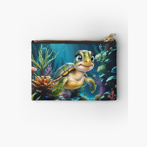 Item preview, Underwater adventures with the cheerful turtle.  designed and sold by nicky2342.