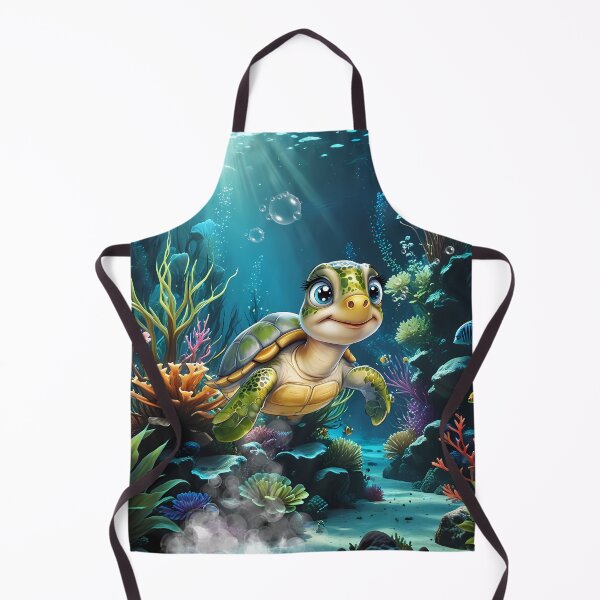 Item preview, Underwater adventures with the cheerful turtle. designed and sold by nicky2342.