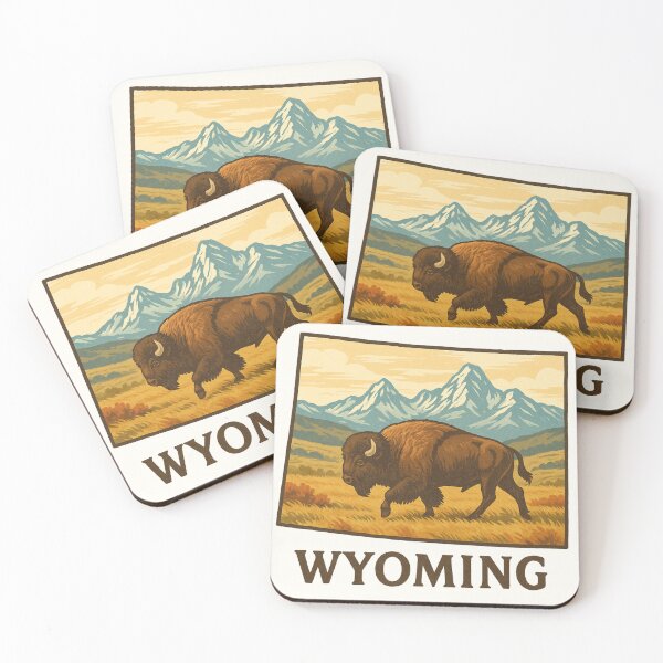 Item preview, Wyoming: Bison designed and sold by CornerStone57.