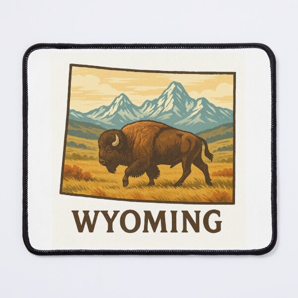 Item preview, Wyoming: Bison designed and sold by CornerStone57.