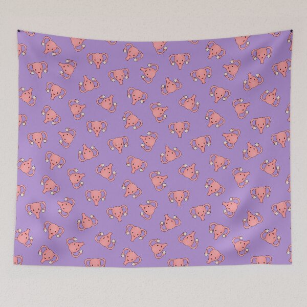 Item preview, Happy Uterus, totally cuterus, purple designed and sold by Joan and Rose.