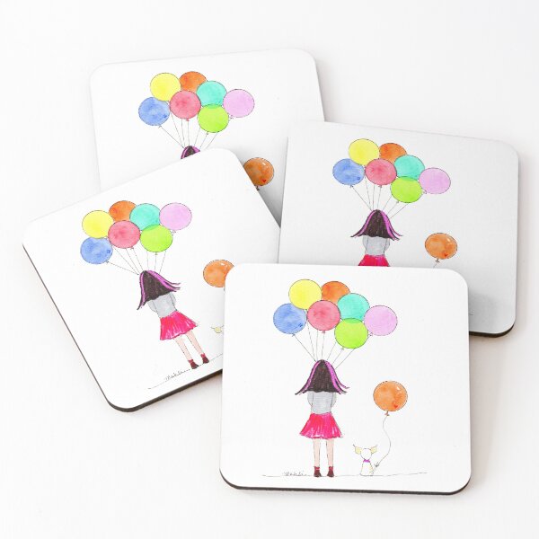 Item preview, Balloon Wishes with Mahli & Eva designed and sold by Mahli's  Artful Whimsy.