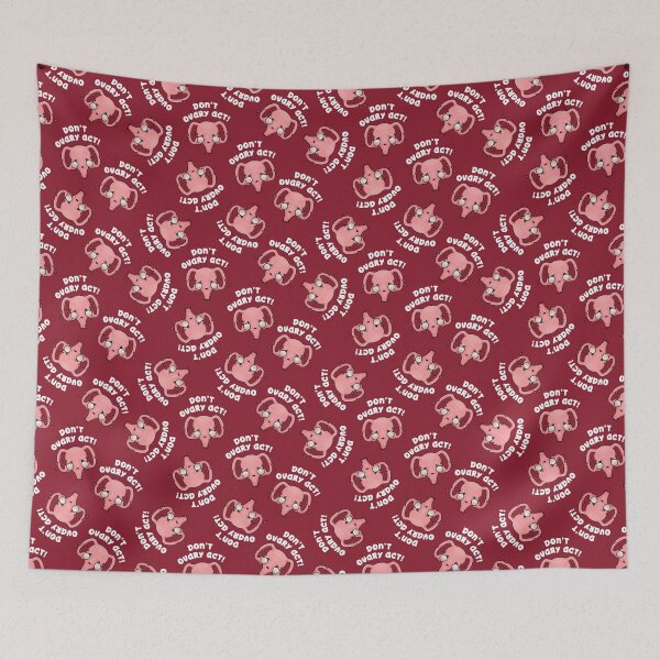 Item preview, Uterus Don't Ovary Act, PMS periods, red designed and sold by Joan and Rose.