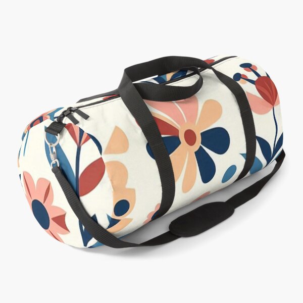 Item preview, 60's Retro Flowers Pattern designed and sold by ArtFactoryAI.