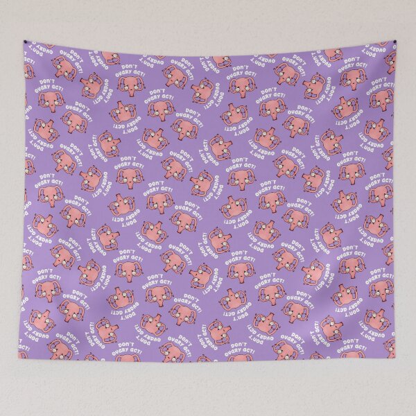 Item preview, Uterus Don't Ovary Act, PMS periods, purple designed and sold by Joan and Rose.