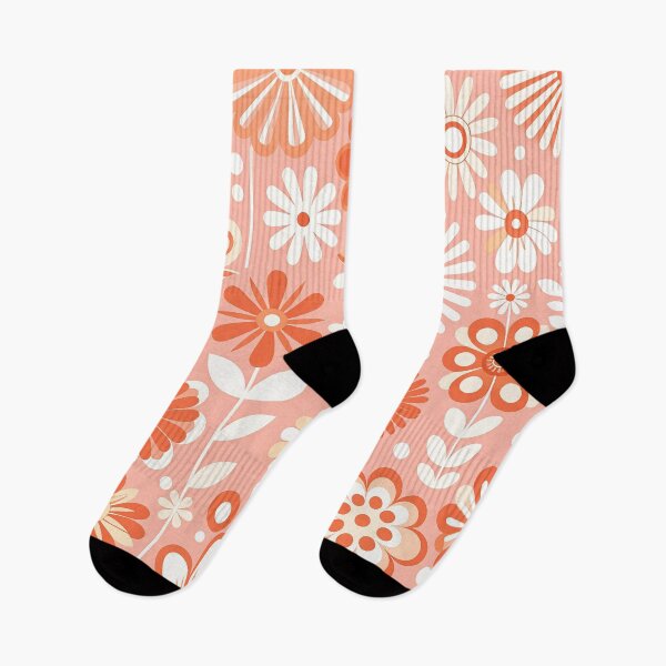 Item preview, 60's Retro Flowers Pattern designed and sold by ArtFactoryAI.