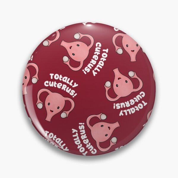 Item preview, Totally Cuterus uterus, PMS period, red designed and sold by Joan and Rose.