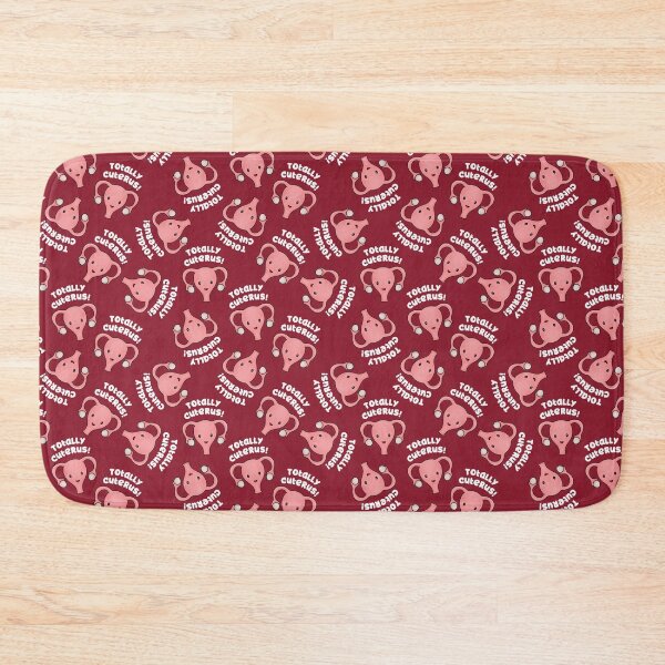 Item preview, Totally Cuterus uterus, PMS period, red designed and sold by Joan and Rose.
