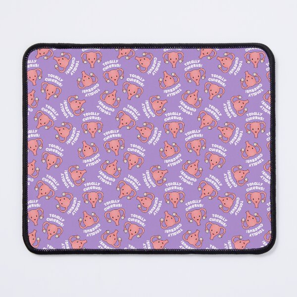 Item preview, Totally Cuterus uterus, PMS period, purple designed and sold by Joan and Rose.