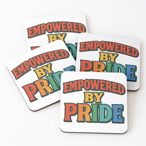 Item preview, Empowered by Pride – Bold Rainbow Typography designed and sold by Haus Of Sin.
