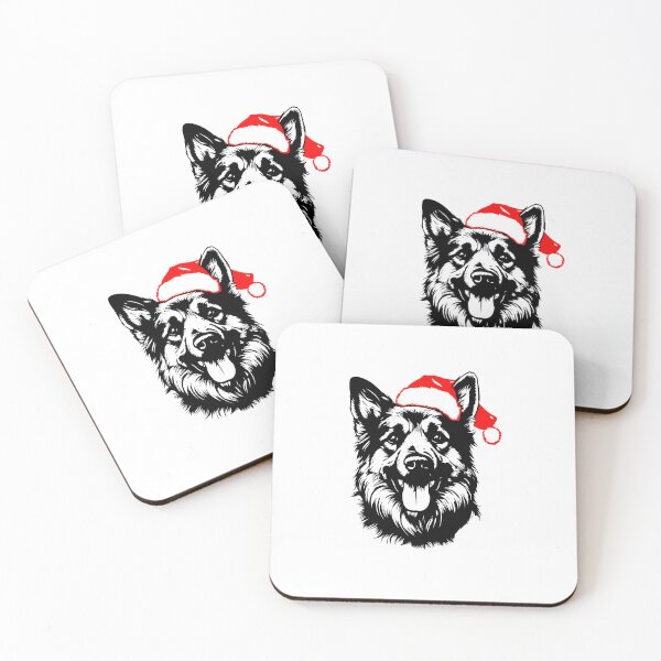 Item preview, Festive German Shepherd designed and sold by JollyCritters.