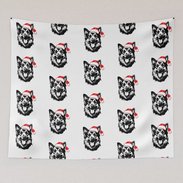 Item preview, Festive German Shepherd designed and sold by JollyCritters.