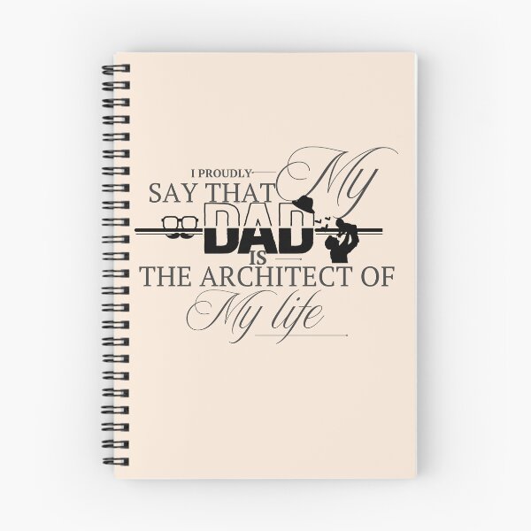 Item preview, Dad – The Architect of My Life | Emotional Father's Day Quote designed and sold by MedhaCreations.