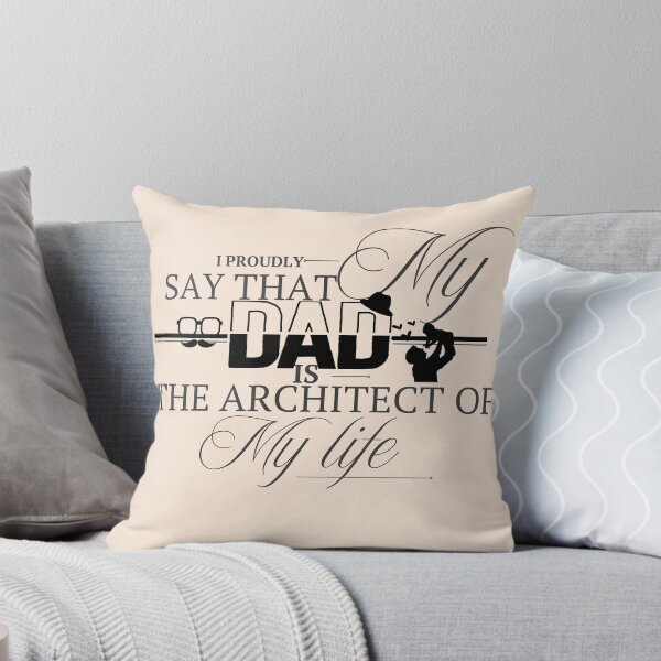 Item preview, Dad – The Architect of My Life | Emotional Father's Day Quote designed and sold by MedhaCreations.