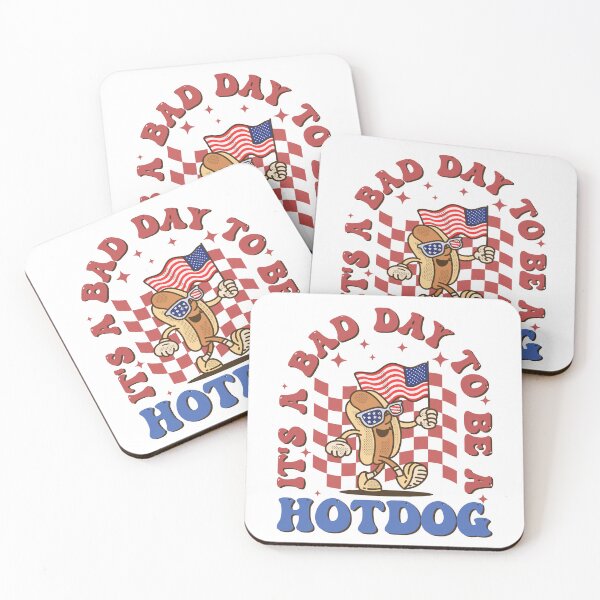 Item preview, It’s a Bad Day to Be a Hot Dog Funny 4th of July Cookout Gift designed and sold by LounisArt.