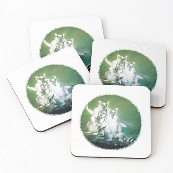 Item preview, Lemur catta trio designed and sold by Caroline Bochud.