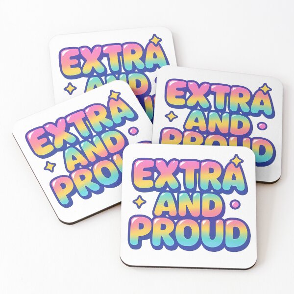 Item preview, Extra and Proud – Vibrant Pride Art designed and sold by Haus Of Sin.