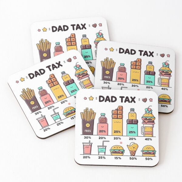 Item preview, Dad Tax Infographic Food Cost Comparison designed and sold by Iuqiune.
