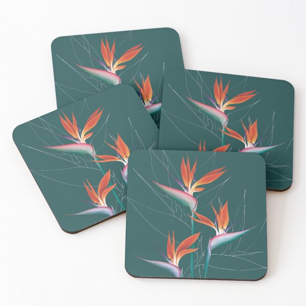 Item preview, Vibrant Bird of Paradise Bloom - Tropical Elegance Artwork designed and sold by Iras-Art-Corner.