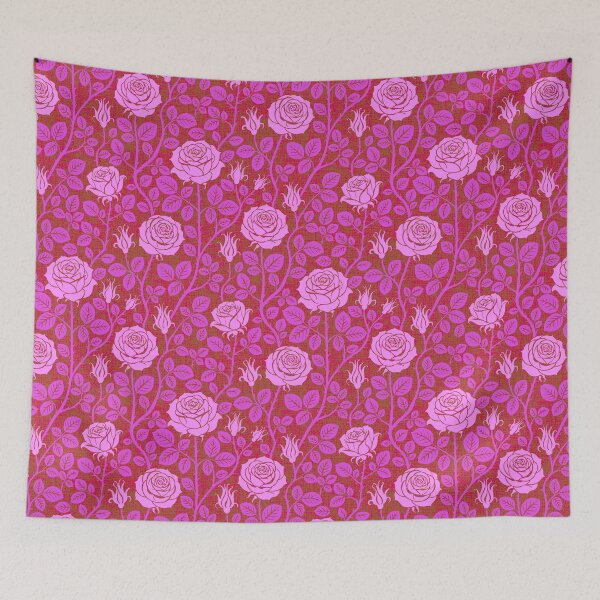 Item preview, Vintage roses in red and pink designed and sold by colorofmagic.