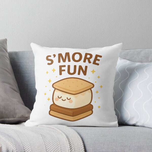 Item preview, S’MORE FUN – Kawaii S’more Cute Marshmallow Camping Pun Design designed and sold by ArtbotsGallery.
