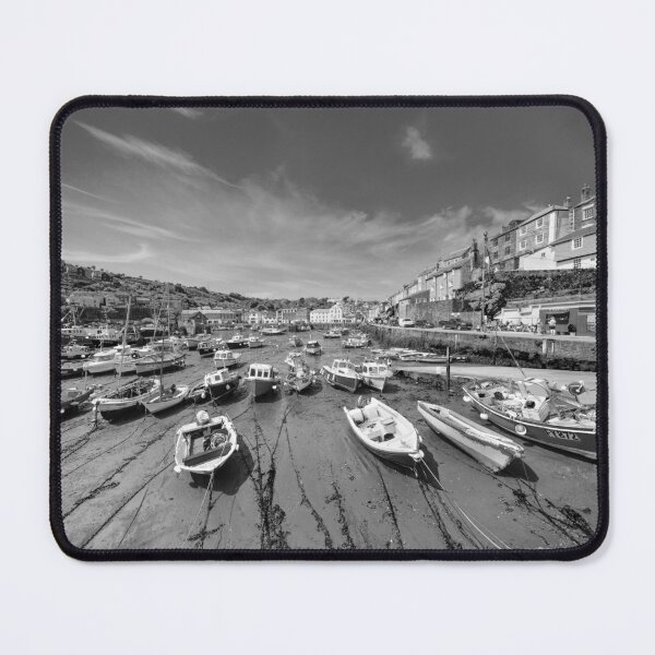 Item preview, Mevagissey Harbour Black and White designed and sold by Alisonchambers2.
