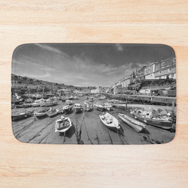 Item preview, Mevagissey Harbour Black and White designed and sold by Alisonchambers2.