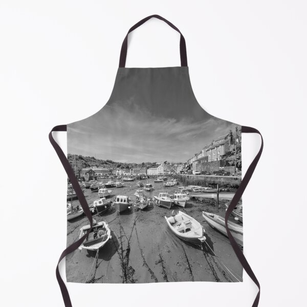 Item preview, Mevagissey Harbour Black and White designed and sold by Alisonchambers2.