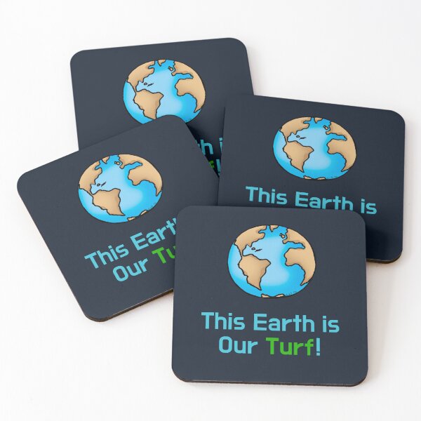 Item preview, This Earth is Our Turf – Eco Message designed and sold by CuteCartoon.