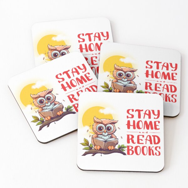 Item preview, Stay Home and Read Books – Night Owl Edition designed and sold by nuchy.