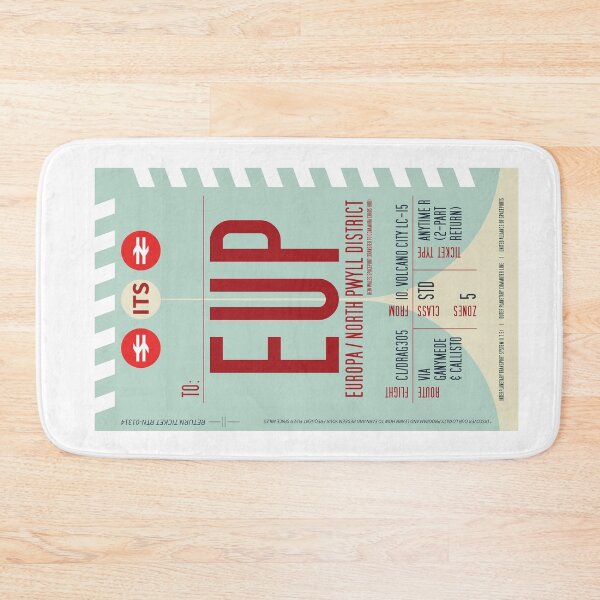Item preview, Jupiter's Moon Europa Boarding Pass (Interplanetary Space Travel Ticket Collection) designed and sold by BGALAXY.