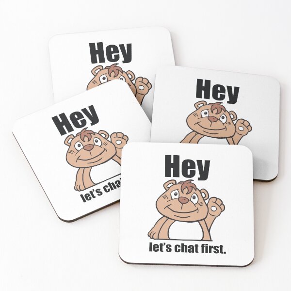 Item preview, Hey, Let's Chat First! designed and sold by rachata444.