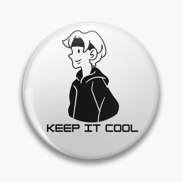 Item preview, Keep It Cool – Minimal Chill Cartoon Hoodie Vibe designed and sold by Apexwear .