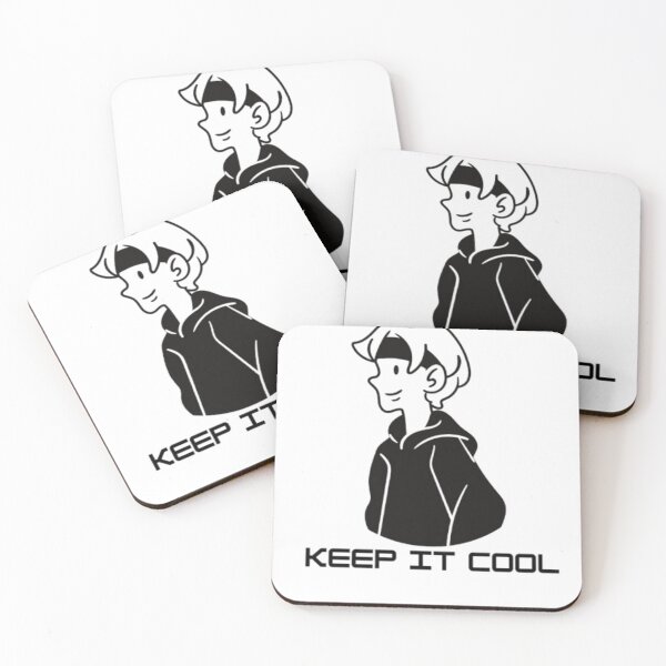 Item preview, Keep It Cool – Minimal Chill Cartoon Hoodie Vibe designed and sold by Apexwear .