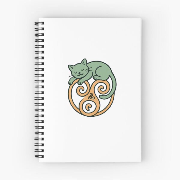Item preview, cat on triskelion designed and sold by Triskelzen.
