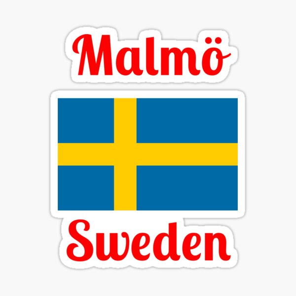 Item preview, Malmö Sweden - Stylish Prints, designed and sold by Fleetwood1994.