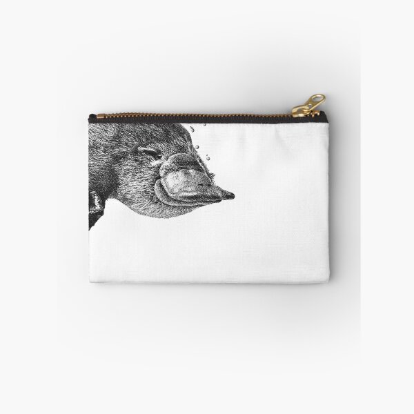 Item preview, Pointillism Platypus – Hand Drawn Australian Wildlife Ink Art designed and sold by Sam Morton - Heart Art.