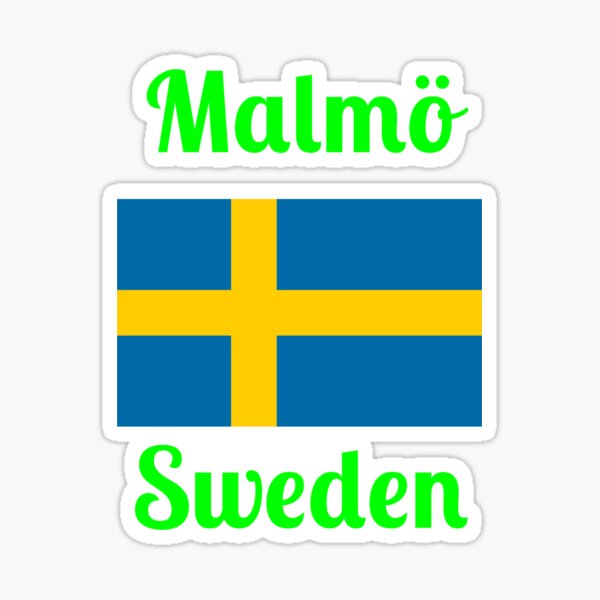 Item preview, Malmö Sweden - Stylish Prints, designed and sold by Fleetwood1994.