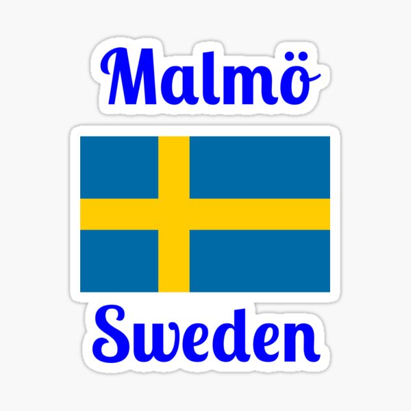 Item preview, Malmö Sweden - Stylish Prints, designed and sold by Fleetwood1994.