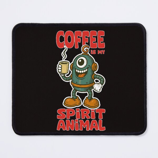 Item preview, Coffee is my Spirit Animal designed and sold by RICKEY-ROBOT.
