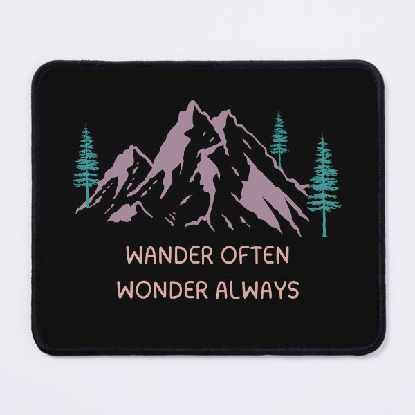 Item preview, Wander Often Wonder Always – Minimalist Travel Quote designed and sold by ozdilh.