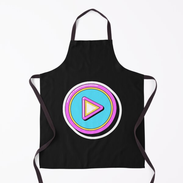 Item preview, Cartoon play button illustration, pop art designed and sold by artskill2k17.